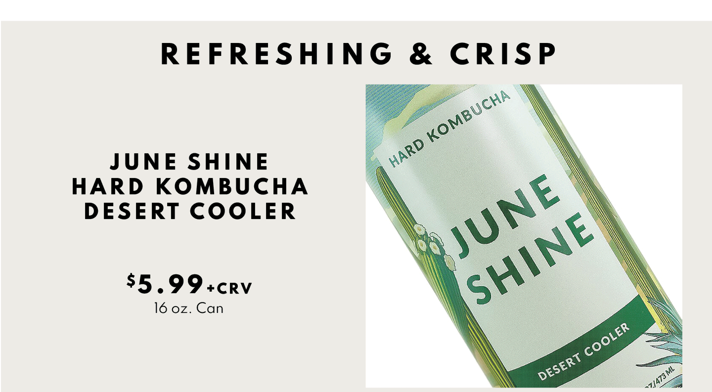 June SHine Hard Kombucha Desert Cooler $5.99