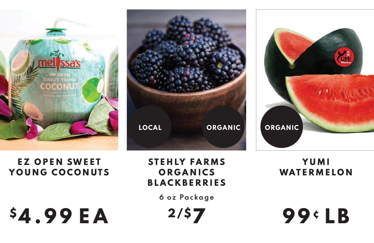 Ez Open Sweet Young Coconuts $4.99 Ea
